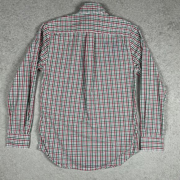 Vineyard Vines Button Down Shirt Mens Extra Small Slim Fit Christmas Whale - Picture 6 of 11